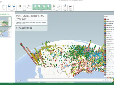 Excel PowerMap - Daten-Visualisierung