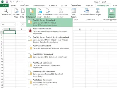 Excel PowerQuery - Datenimport nach Excel