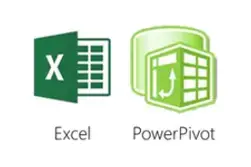 Logo von Excel und PowerPivot